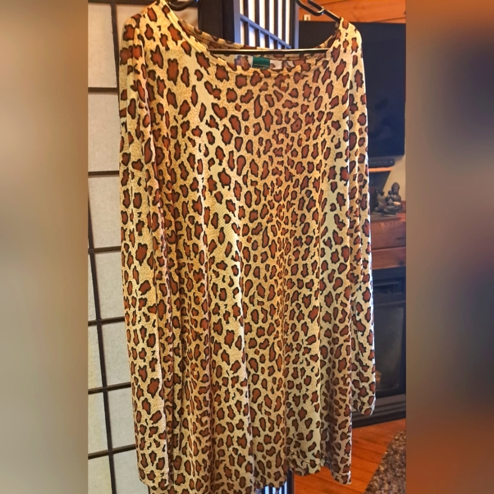 Rayon Plus Size Long Sleeve Canda Blouse